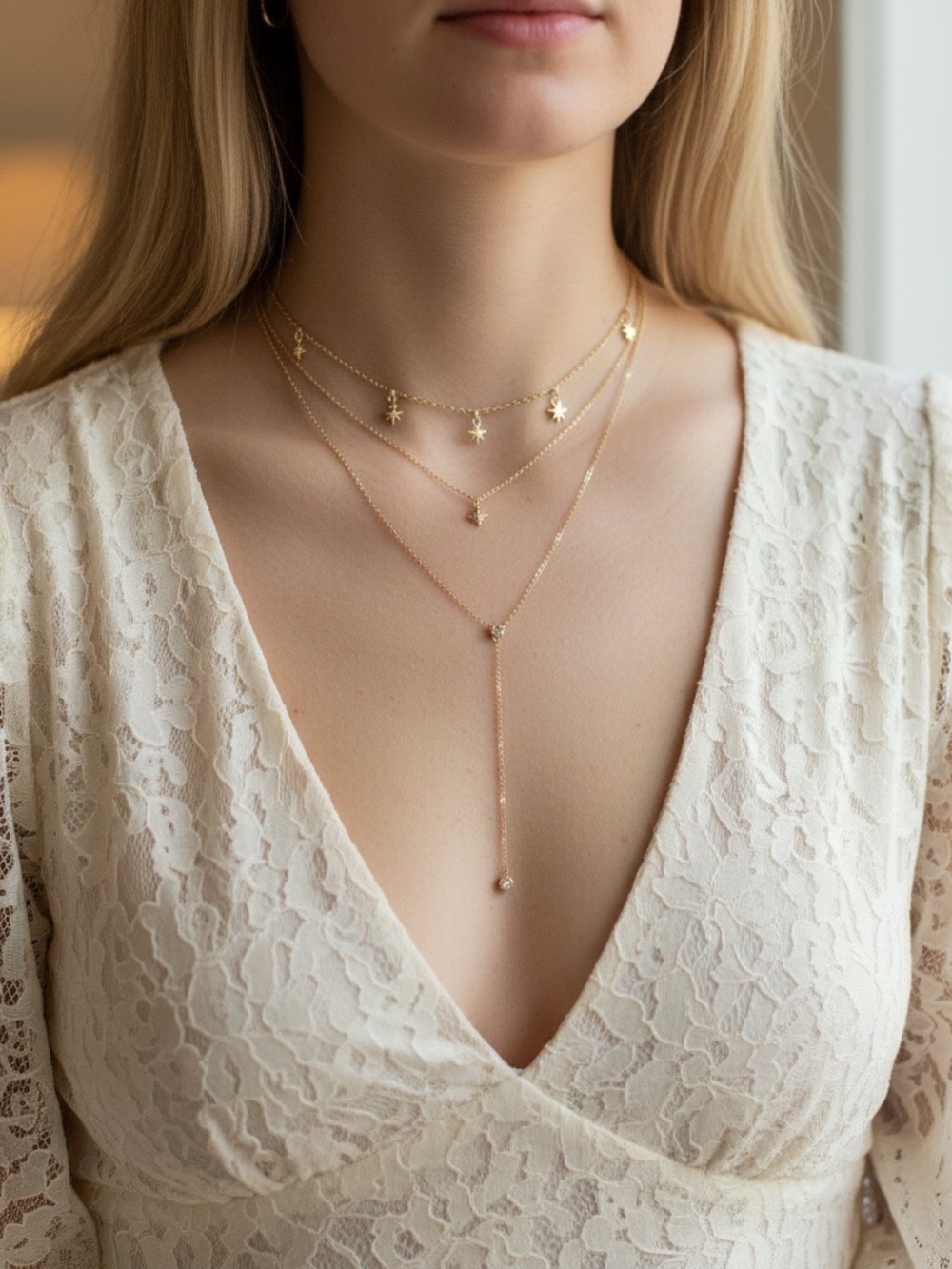"Match Made in Heaven" Star Celestial Necklace - Picture 7 of 7